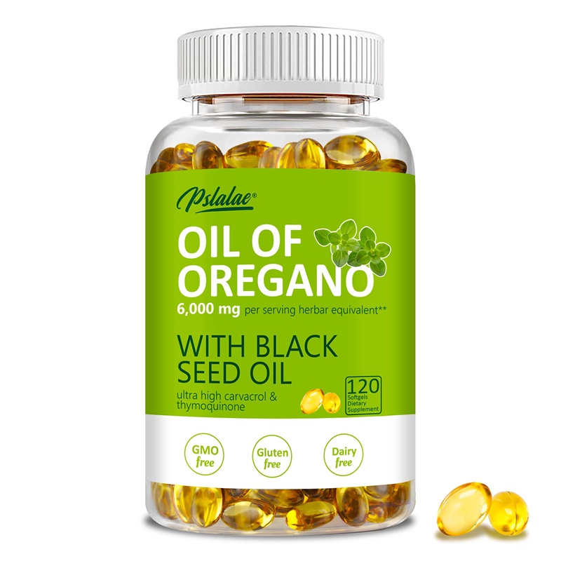 Black Seed Oil Capsule - Capsule di olio di Oregano -