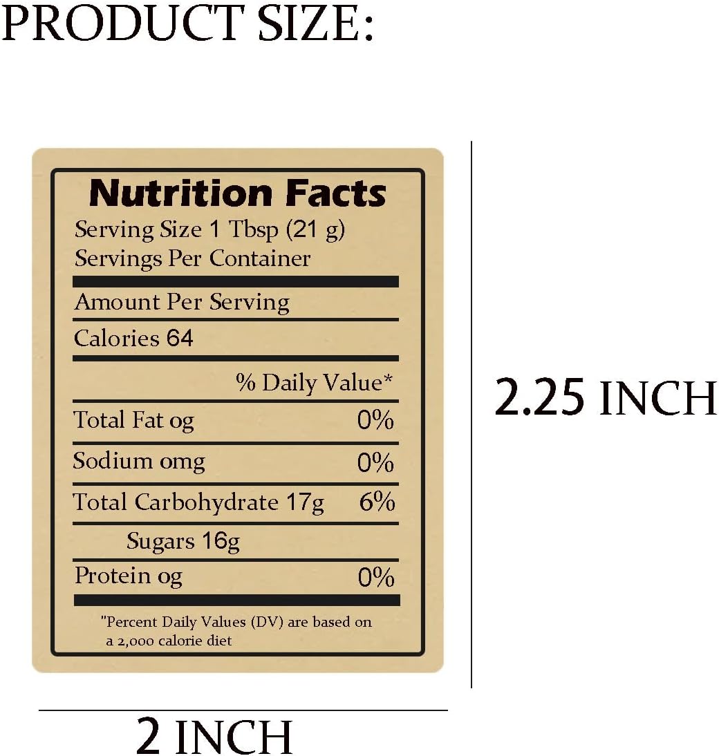 Nutrition & Fitness Hub - 600 Etichette Autoadesive in Carta Kraft
