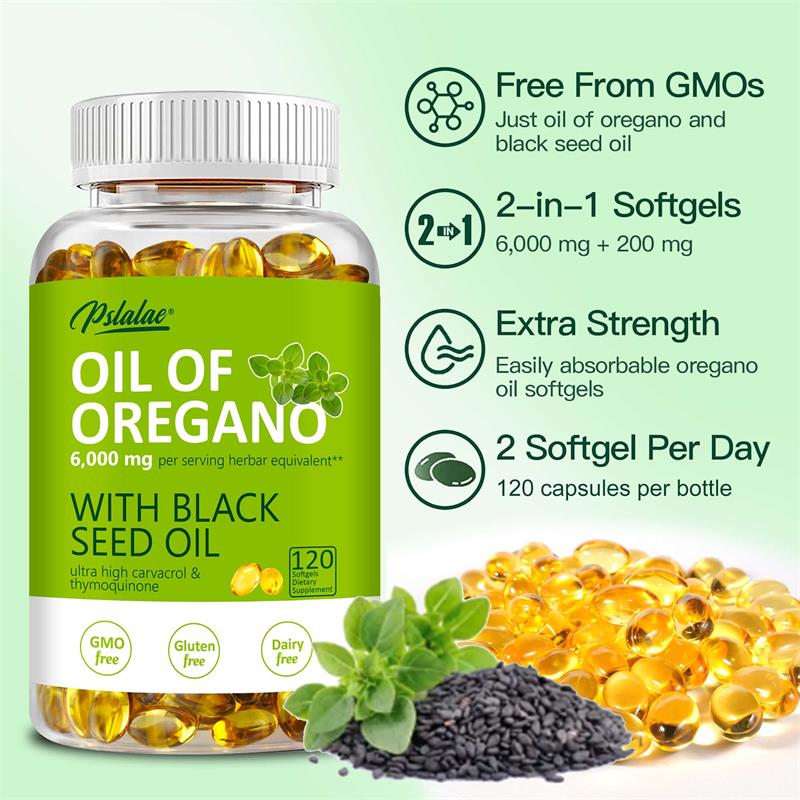 Capsule di olio di Oregano - c - Black Seed Oil Capsule recensione e prezzo