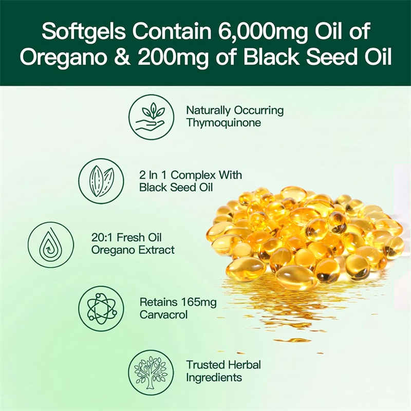 Capsule di olio di Oregano - c - Black Seed Oil Capsule recensione e prezzo