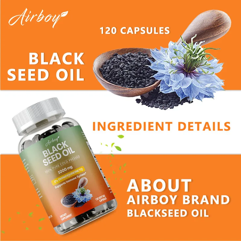 Capsule di olio di semi neri:  - Black Seed Oil Capsule recensione e prezzo