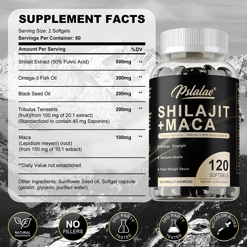 Shilajit + Maca: aumenta l'ene - Black Seed Oil Capsule recensione e prezzo